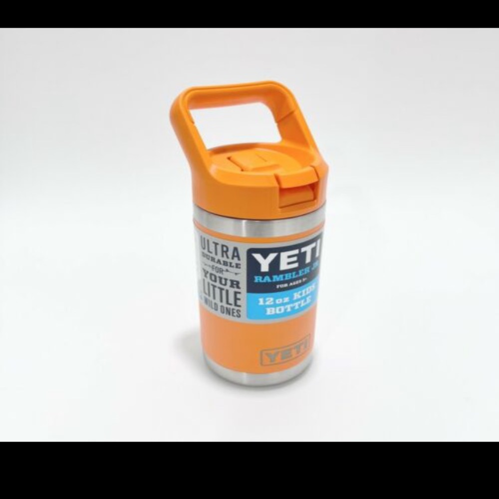 YETI LIMITED EDITION KING CRAB ORANGE RAMBLER JR. 12 OZ KIDS BOTTLE - Picture 2 of 5